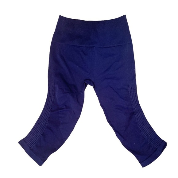 Lululemon Seamless Crop Leggings blue Size 4 - Picture 2 of 2